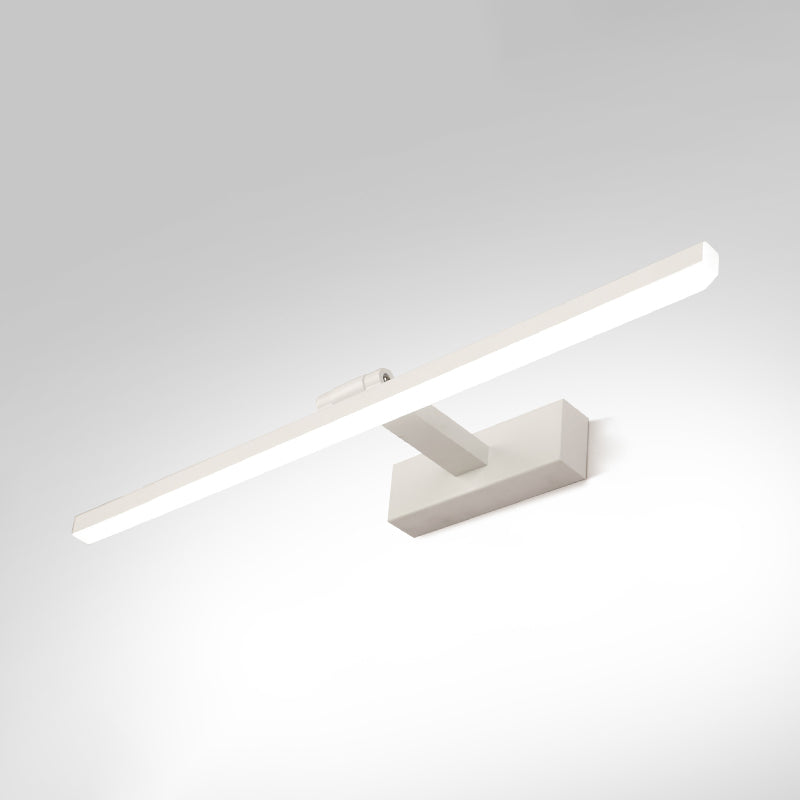 Luz de tocador LED lineal lámparas de pared moderna luz delantera de espejo moderno con sombra acrílica