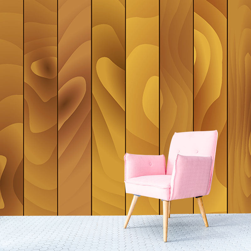 Environmental Wall Mural Wallpaper Wood Grain Sitting Room Wall Mural