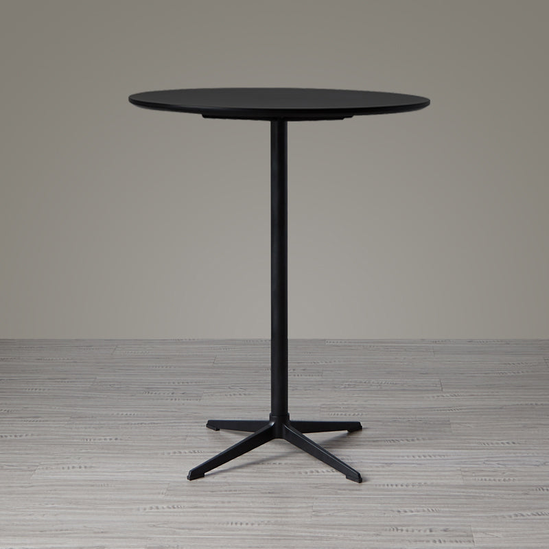 Modern Wood Counter Table with Round Table Top 4-Prong Table - 42" H