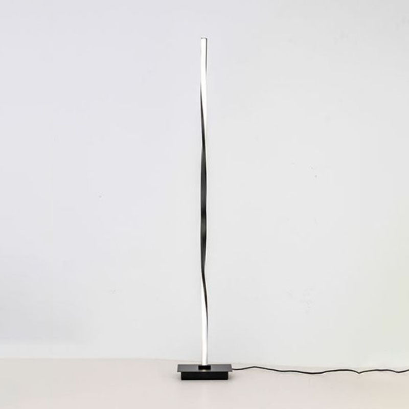 Metal Linear Floor Lamps Modern Style 1 Light Standard Lamps for Living Room