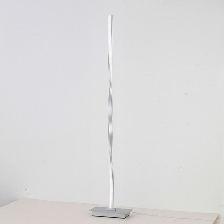 Metal Linear Floor Lamps Modern Style 1 Light Standard Lamps for Living Room