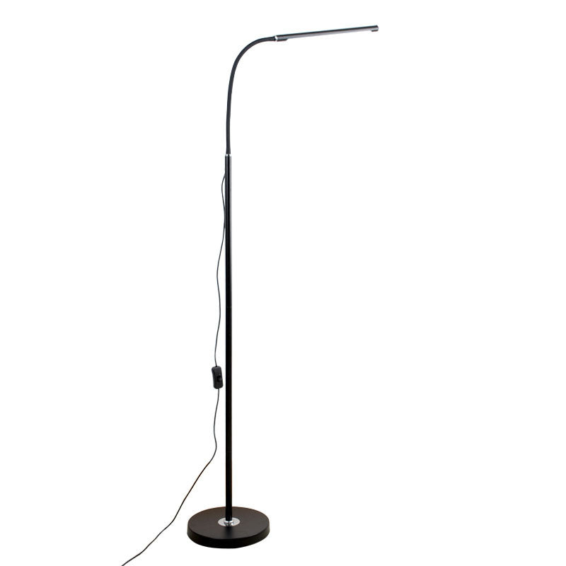 Linear Shape Metal Floor Lamp Modern Style 1 Light Floor Lamp Fixture