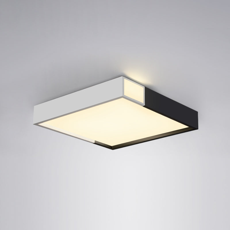 Contemporary Flush Mount Ceiling Lighting Fixture Geometry Shape LED Ceiling Light
