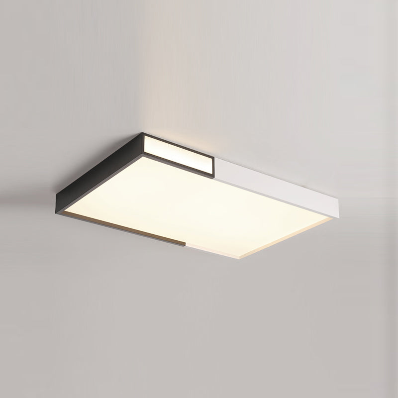 Contemporary Flush Mount Ceiling Lighting Fixture Geometry Shape LED Ceiling Light