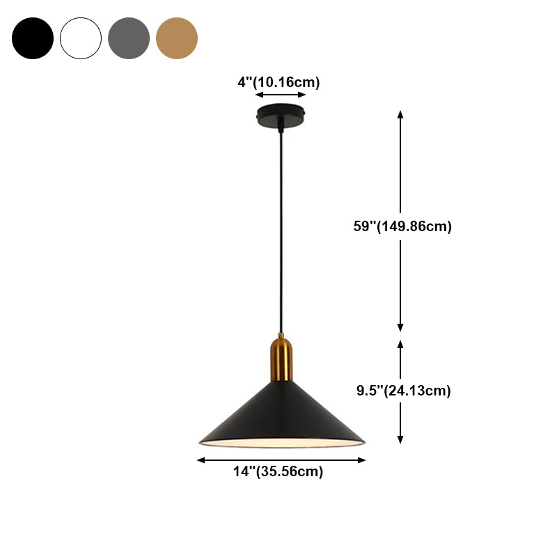 Industrial LED Hanging Light Metal Pendant Lighting Fixture for Living Room