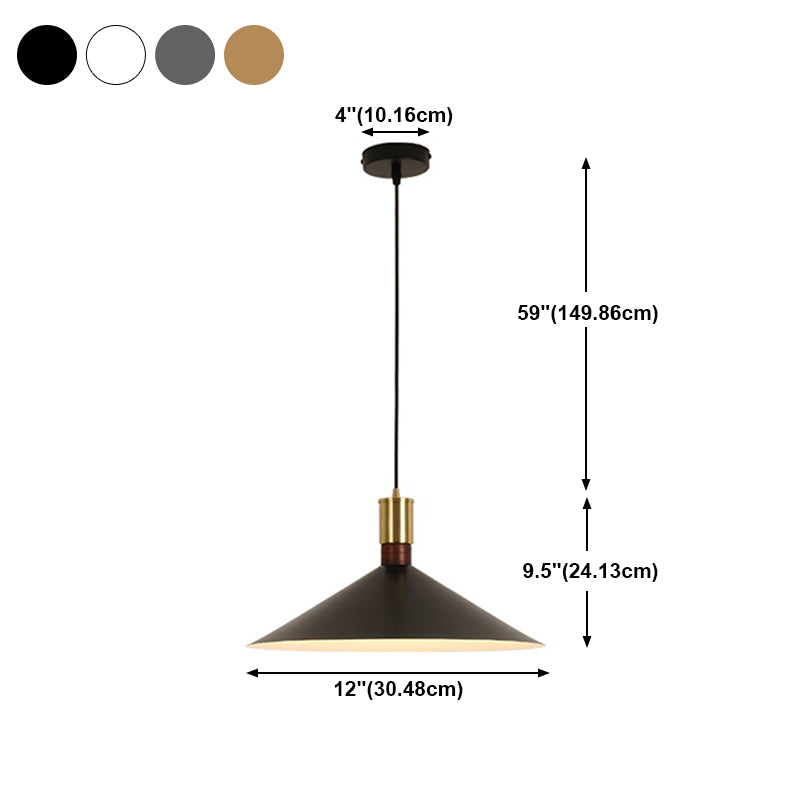 Industrial LED Hanging Light Metal Pendant Lighting Fixture for Living Room