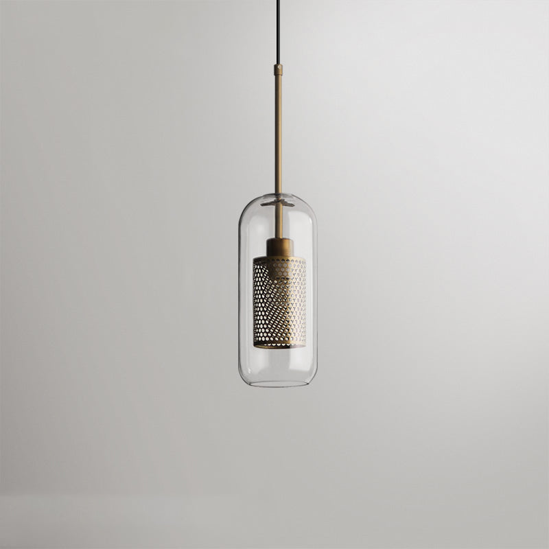 Industrieel glas hangende lichte huishoudelijke hangselverlichting voor woonkamer