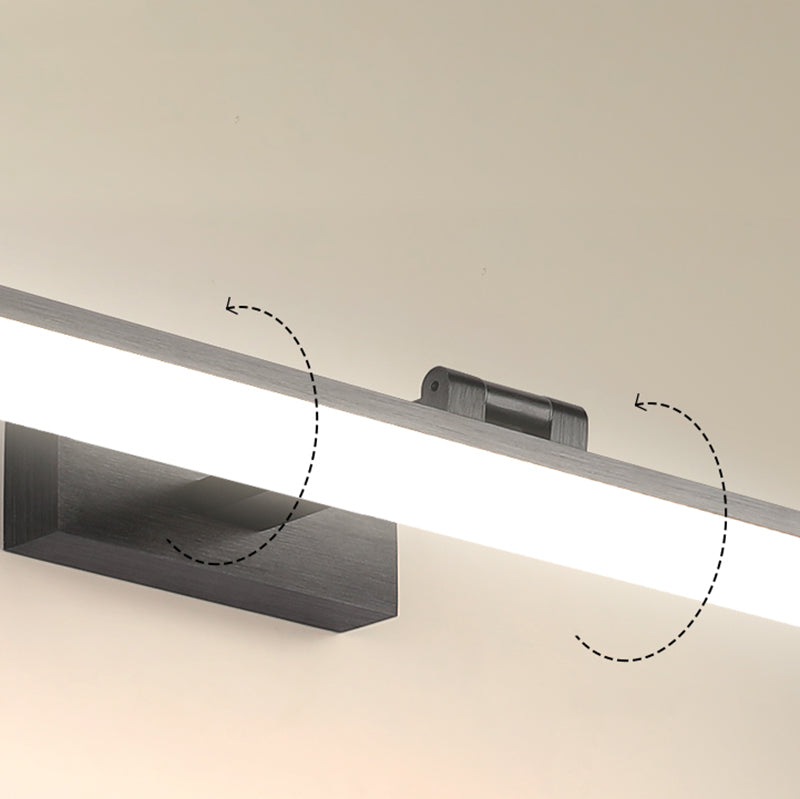 Lámparas de tocador LED lineal lámpara de espejo LED moderno iluminación frontal para baño