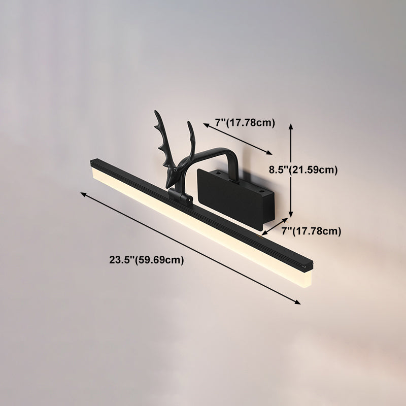 Ligera LED Luz de lámpara Modernista Mirror Iluminación frontal con sombra acrílica