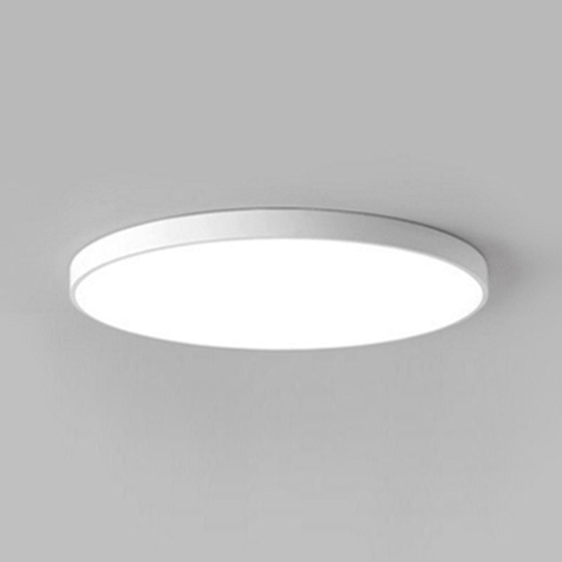 Circular Flush Mount Light Fixture Simplicity Style LED Metal Flush Mount Ceiling Light