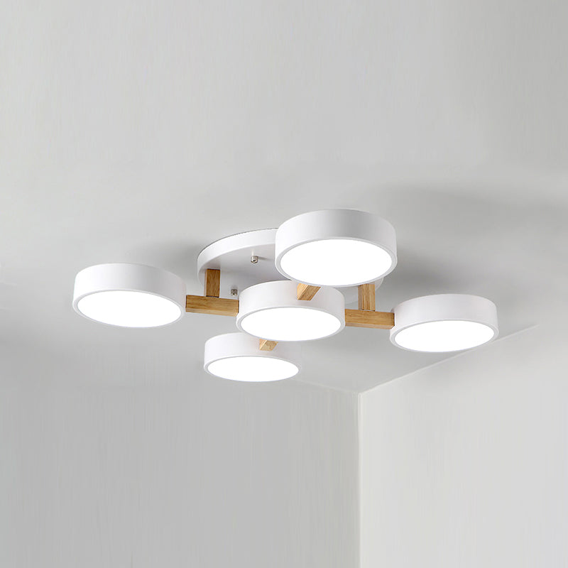 Plafoniere da incasso a LED multitesta Apparecchio di illuminazione a soffitto contemporaneo