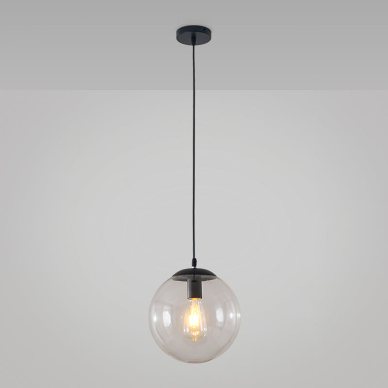Glasball hängende Licht moderne Anhänger Beleuchtungskörper für Wohnzimmer
