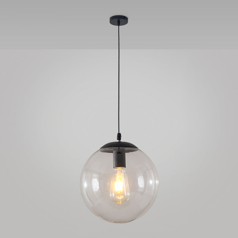 Boule de verre suspendue Light Modern Pendant Lighting Fixtures pour le salon