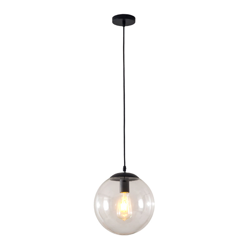 Boule de verre suspendue Light Modern Pendant Lighting Fixtures pour le salon