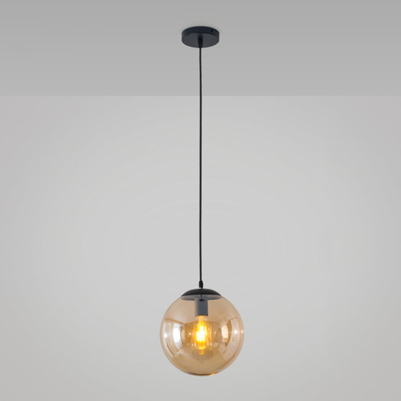 Boule de verre suspendue Light Modern Pendant Lighting Fixtures pour le salon