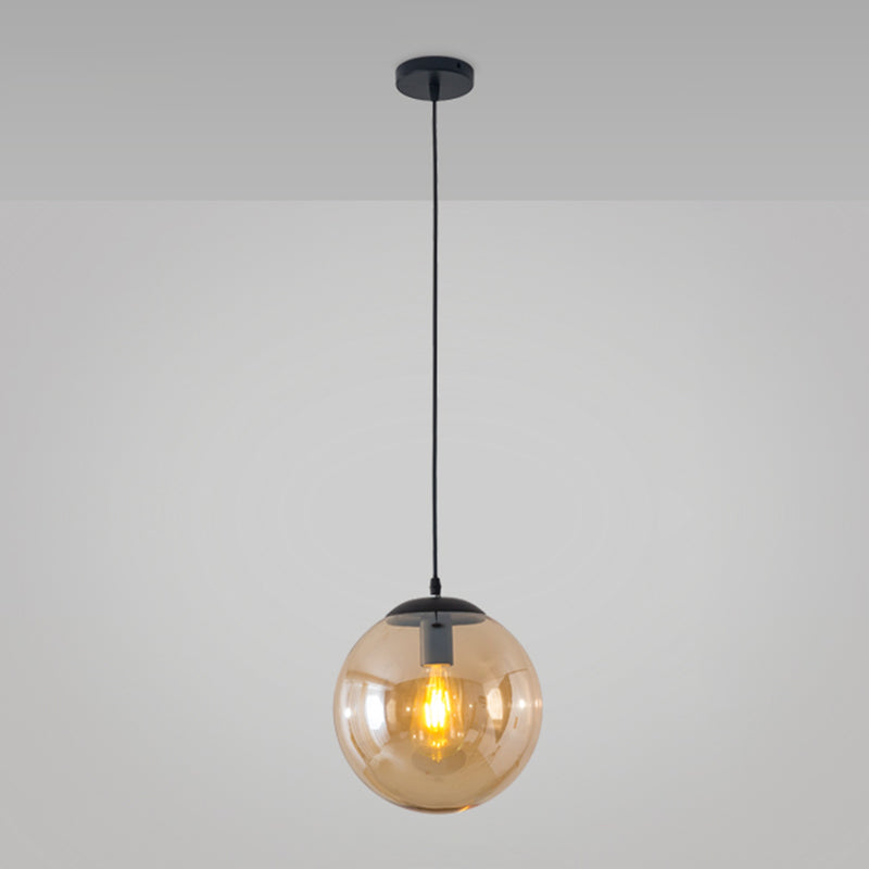 Boule de verre suspendue Light Modern Pendant Lighting Fixtures pour le salon