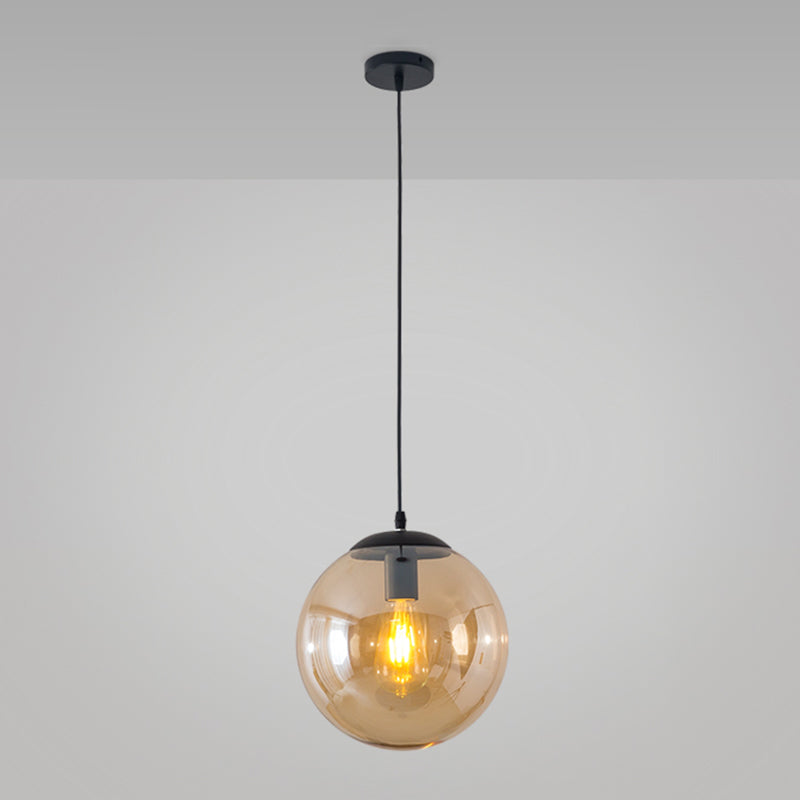 Boule de verre suspendue Light Modern Pendant Lighting Fixtures pour le salon