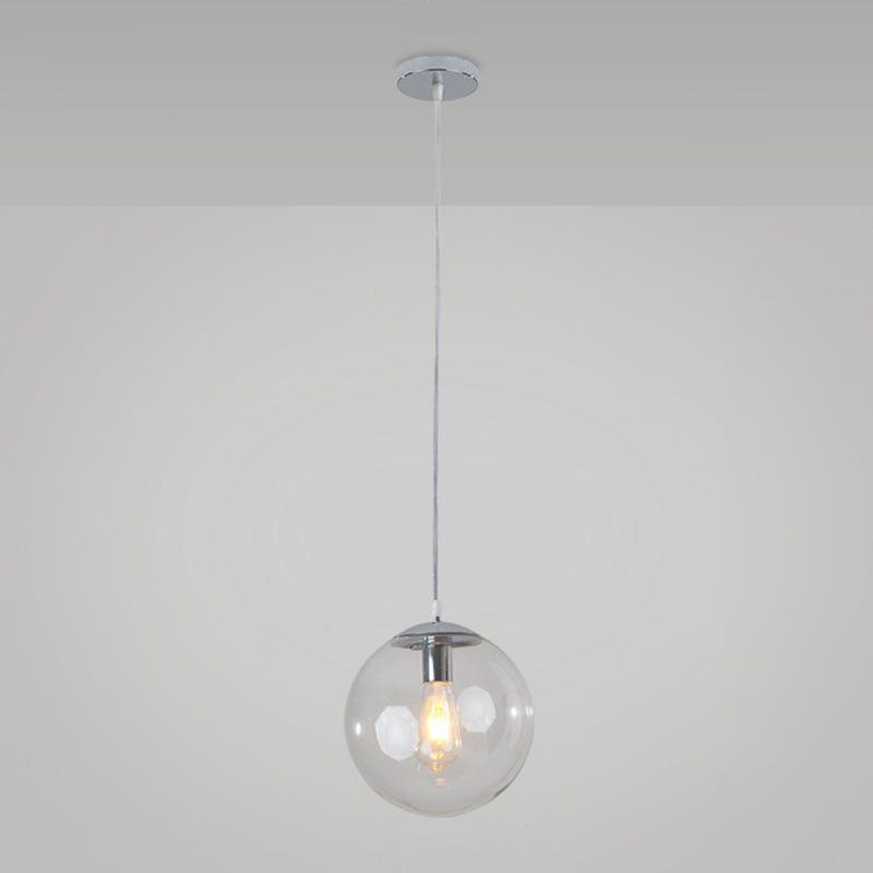 Luz de vidrio colgando accesorios de iluminación colgante modernos para sala de estar