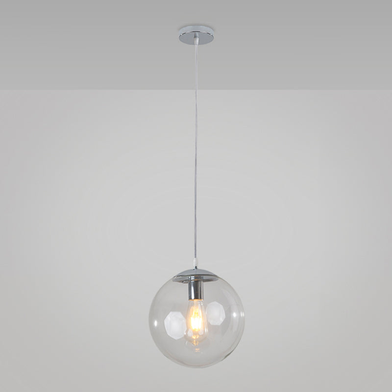 Boule de verre suspendue Light Modern Pendant Lighting Fixtures pour le salon