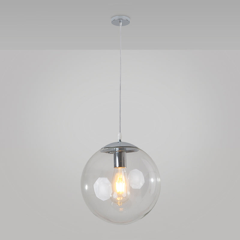 Boule de verre suspendue Light Modern Pendant Lighting Fixtures pour le salon