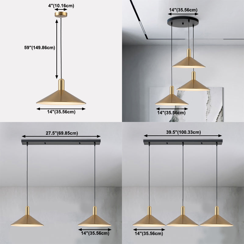 Luce in metallo appeso a sospensione industriale Apparecchio di illuminazione per soggiorno per soggiorno