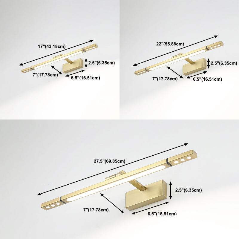 Led Wall ijdelheid verlichtingsarmaturen eigentijdse spiegel voorverlichting met acryl schaduw