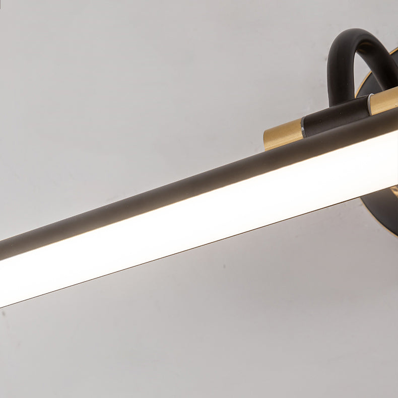 Metalen lineaire schaduw wandconstructie moderne stijl 1-licht spiegel wandmontage licht