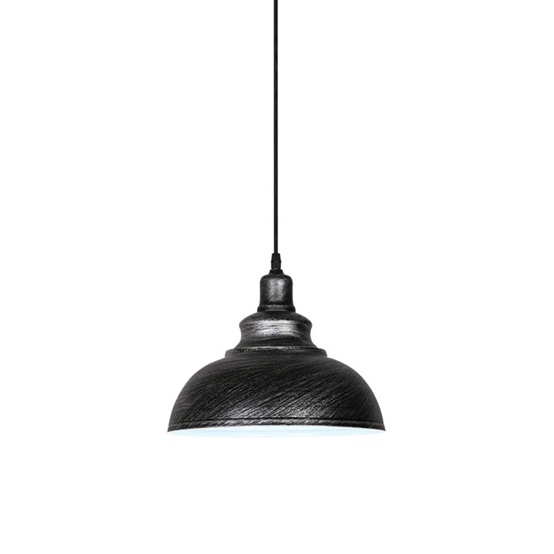 Vintage schuurhangen plafondlicht metaal 1-licht kapperslampje plafond licht licht