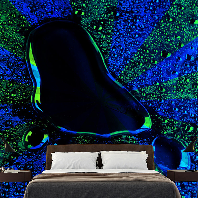 Pop Art Resistant Mural Wallpaper Environment Friendly Sleeping Room Wall Mural