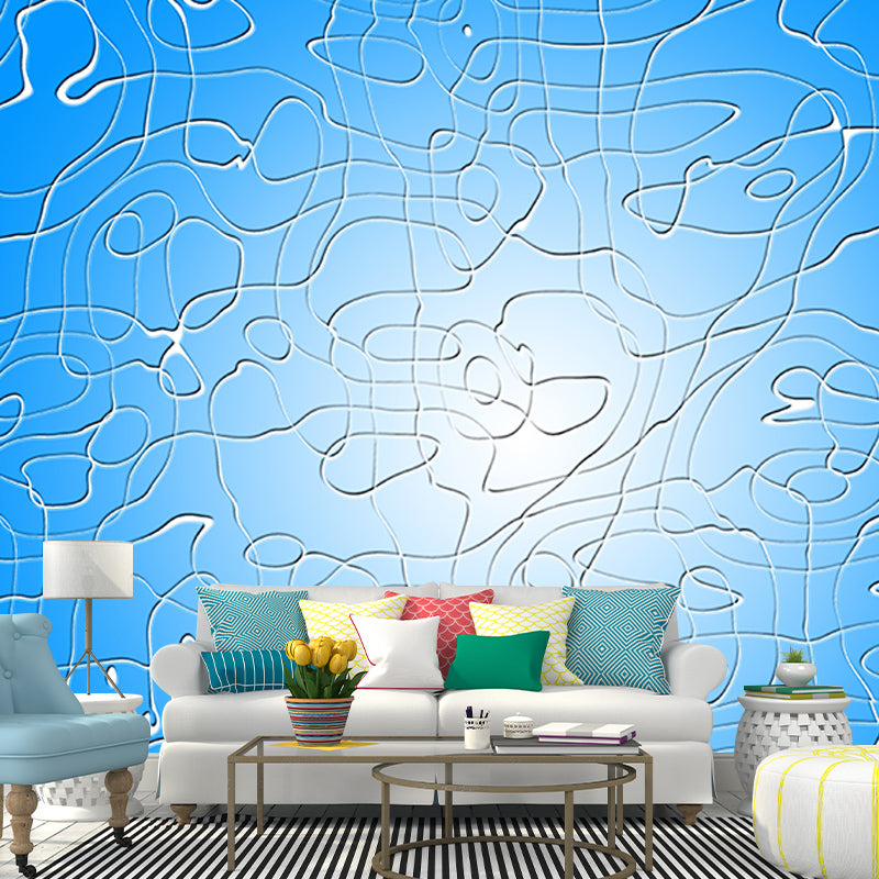 Environment Friendly Wall Mural Wallpaper Pop Art Sitting Room Wall Mural