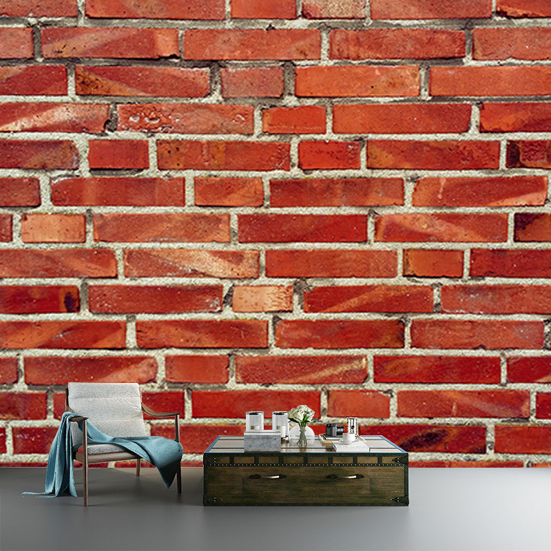 Washable Stain Resistant Mural Wallpaper Brick Wall Indoor Wall Mural