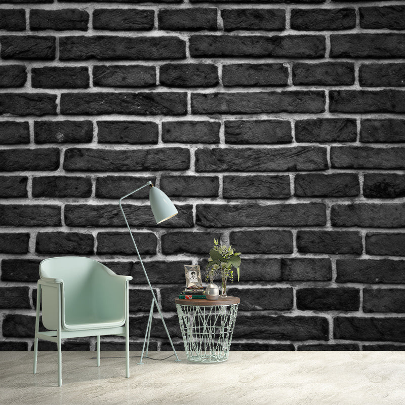 Photography Stain Resistant Wall Mural Wallpaper Brick Wall Sitting Room Wall Mural