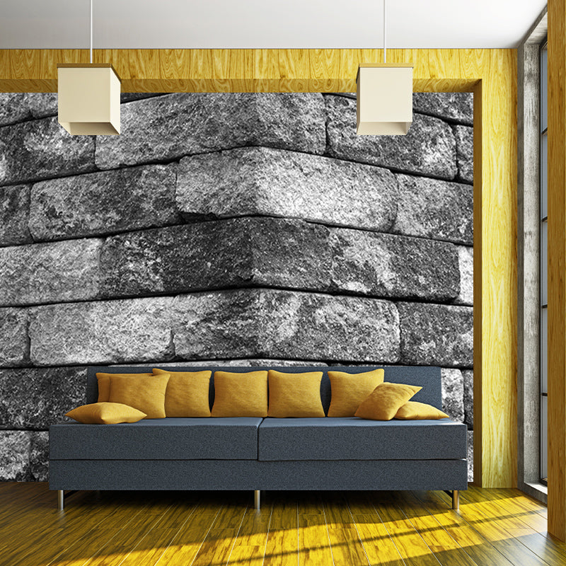 Photography Wall Mural Wallpaper Brick Wall Sitting Room Wall Mural