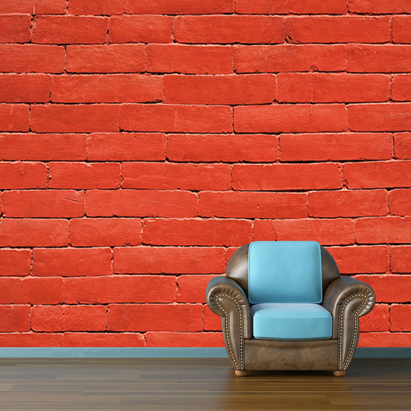 Brick Wall Mildew Resistant Mural Wallpaper Living Room Wall Mural