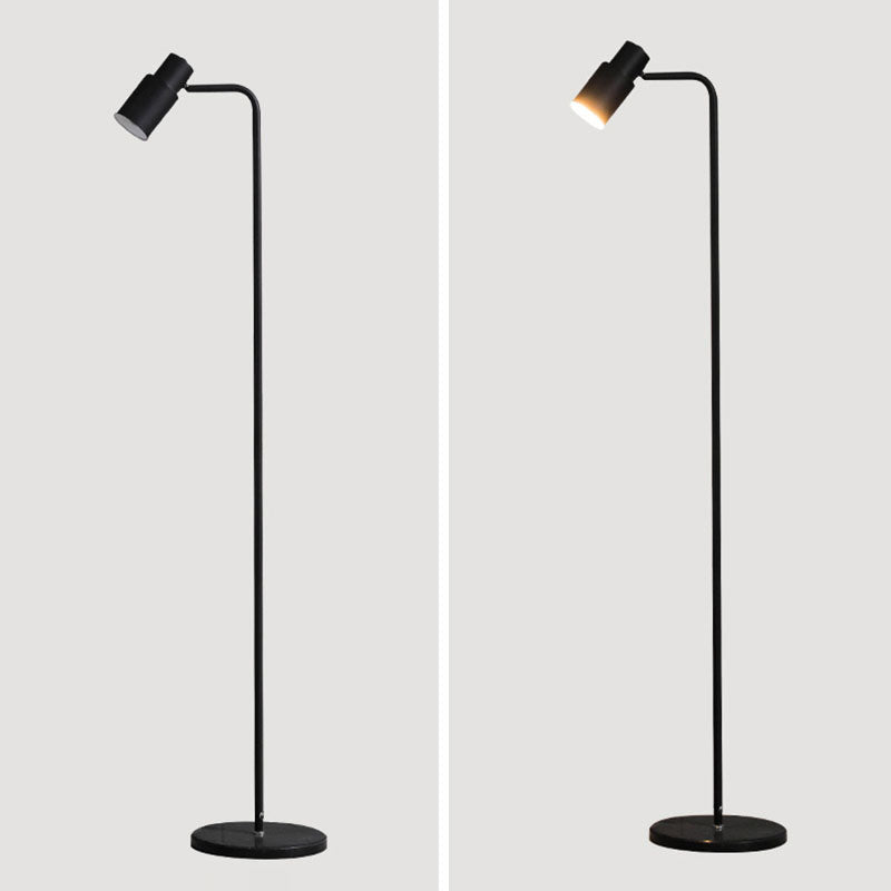 Metalen geometrische vorm vloerlamp moderne stijl 1-licht vloerlampbeveiliging