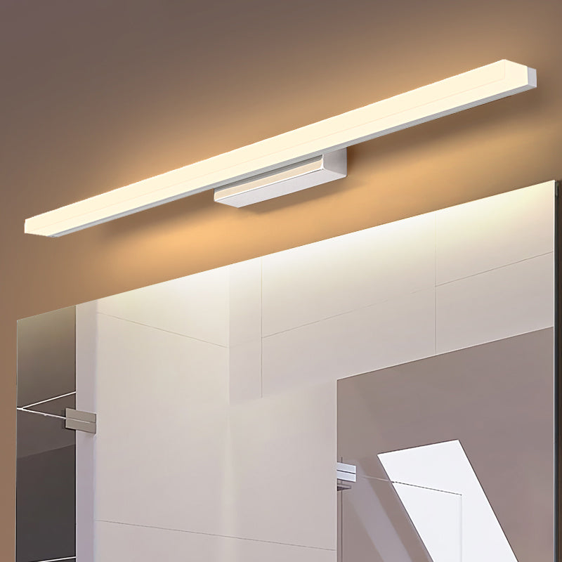 Ligera LED Luz contemporánea de espejo contemporáneo Iluminación frontal con sombra acrílica para el baño