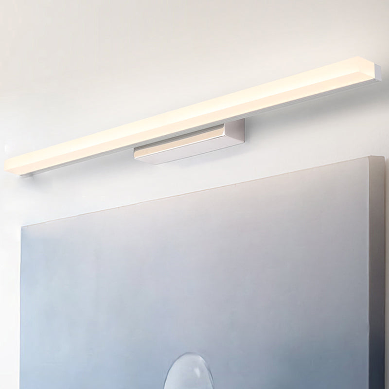 Ligera LED Luz contemporánea de espejo contemporáneo Iluminación frontal con sombra acrílica para el baño