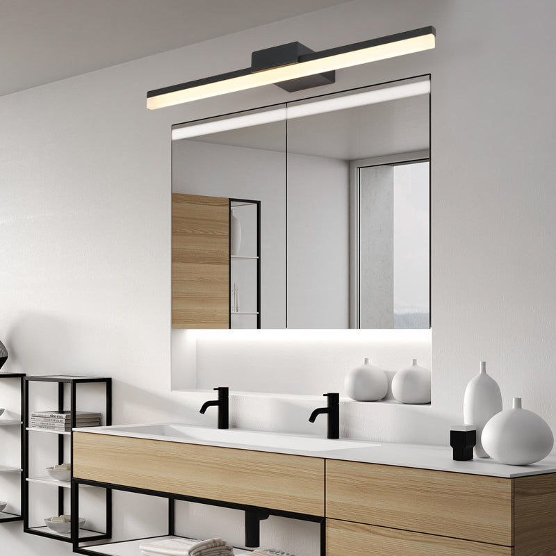 Luces de pared LED de iluminación delantera moderna con tono acrílico para el baño