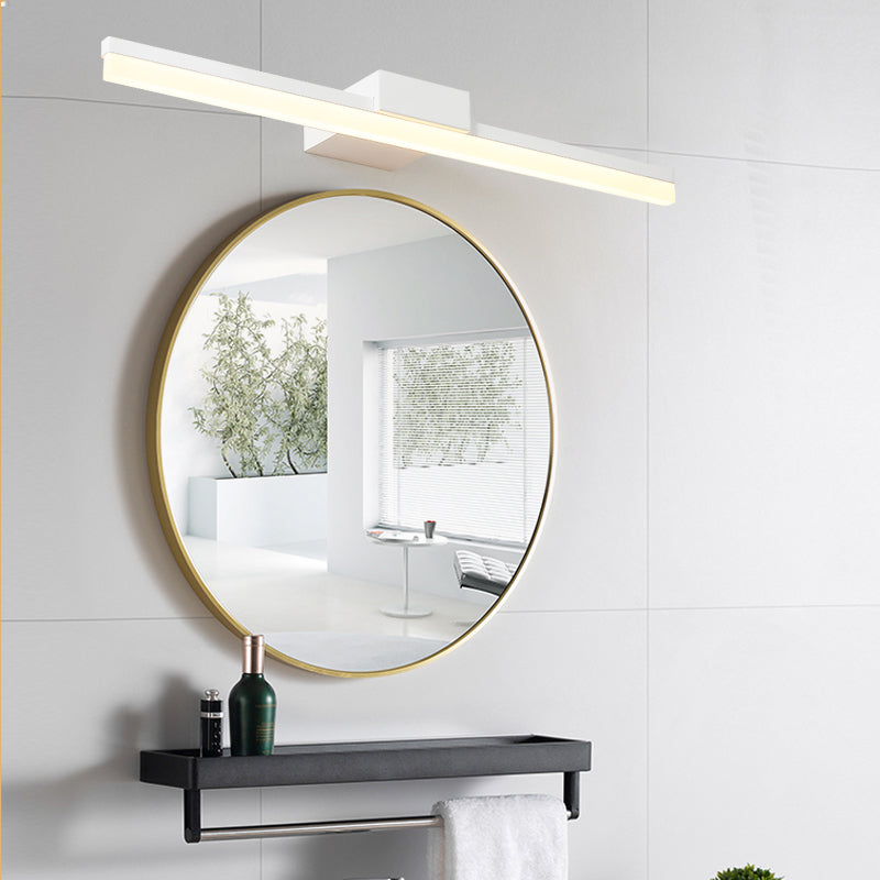 Luces de pared LED de iluminación delantera moderna con tono acrílico para el baño