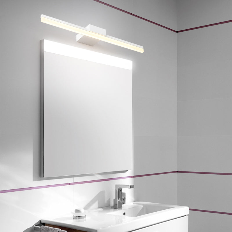 Luces de pared LED de iluminación delantera moderna con tono acrílico para el baño