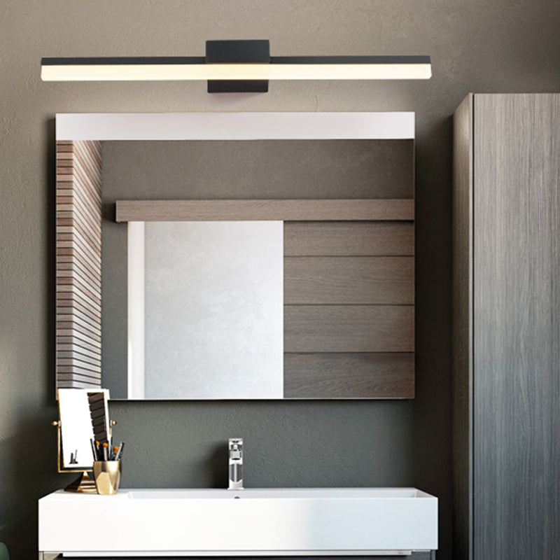 Luces de pared LED de iluminación delantera moderna con tono acrílico para el baño