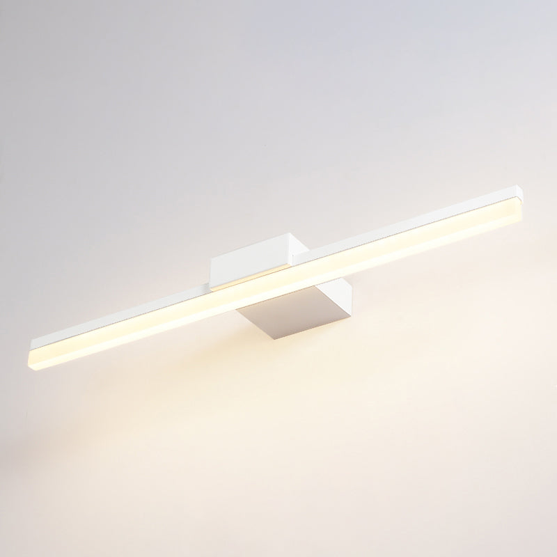 Luces de pared LED de iluminación delantera moderna con tono acrílico para el baño