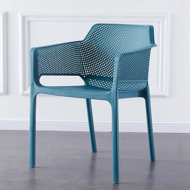 Skandinavischer Plastikküche Esszimmer Sessel fester Rückenstuhl