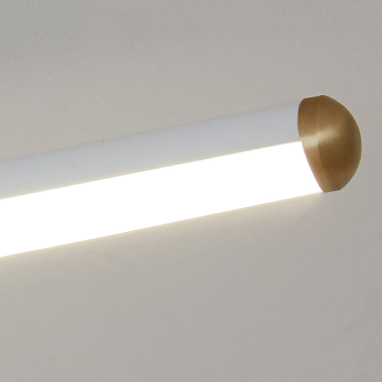 Metalen lineaire vorm spoelplafondlicht moderne stijl 1 licht spoel plafond verlichtingsarmaturen