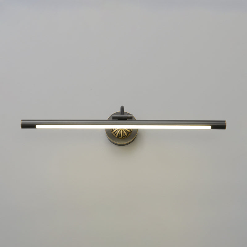 Lineaire metalen wandwandcontract Moderne stijl 1-licht spiegel Wandbevestiging Licht