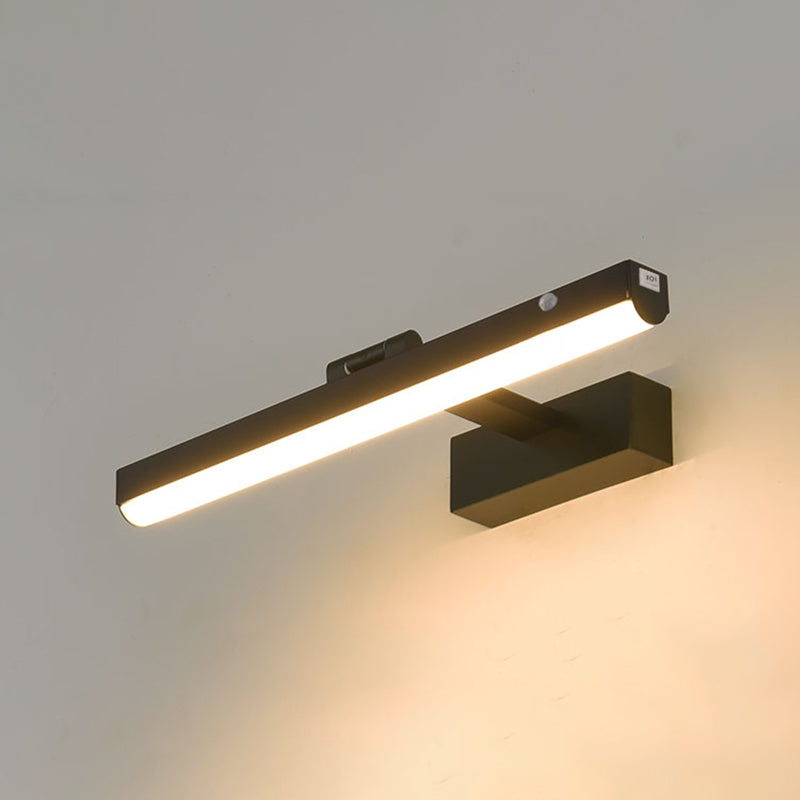 1 accesorios de iluminación de tocador delgado ligero luces de espejo de metal de estilo moderno