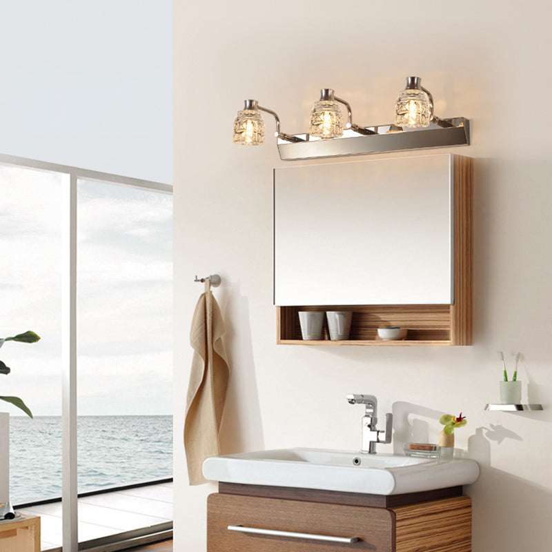 Vanidad geométrica Diconce de pared moderno Cristal Multi Lights Light de tocador de baño