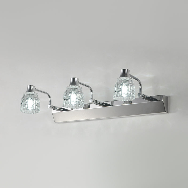 Vanidad geométrica Diconce de pared moderno Cristal Multi Lights Light de tocador de baño