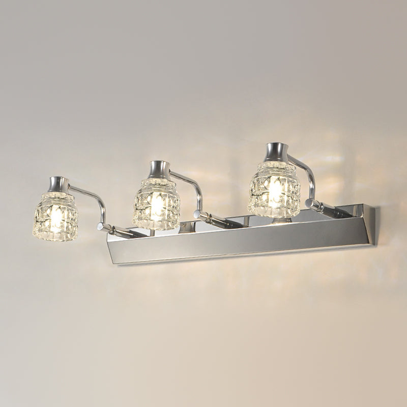 Vanidad geométrica Diconce de pared moderno Cristal Multi Lights Light de tocador de baño