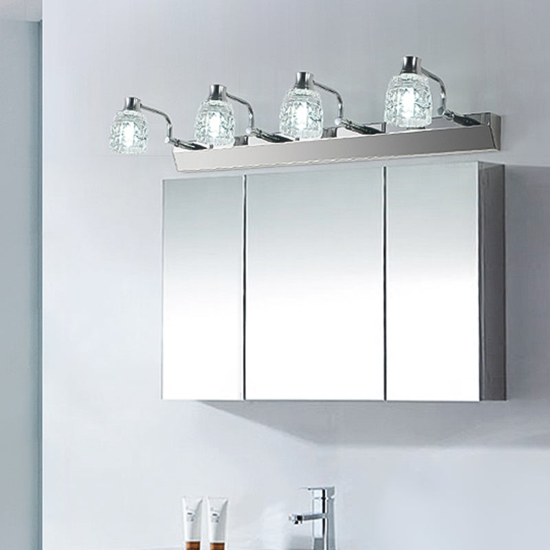 Vanidad geométrica Diconce de pared moderno Cristal Multi Lights Light de tocador de baño